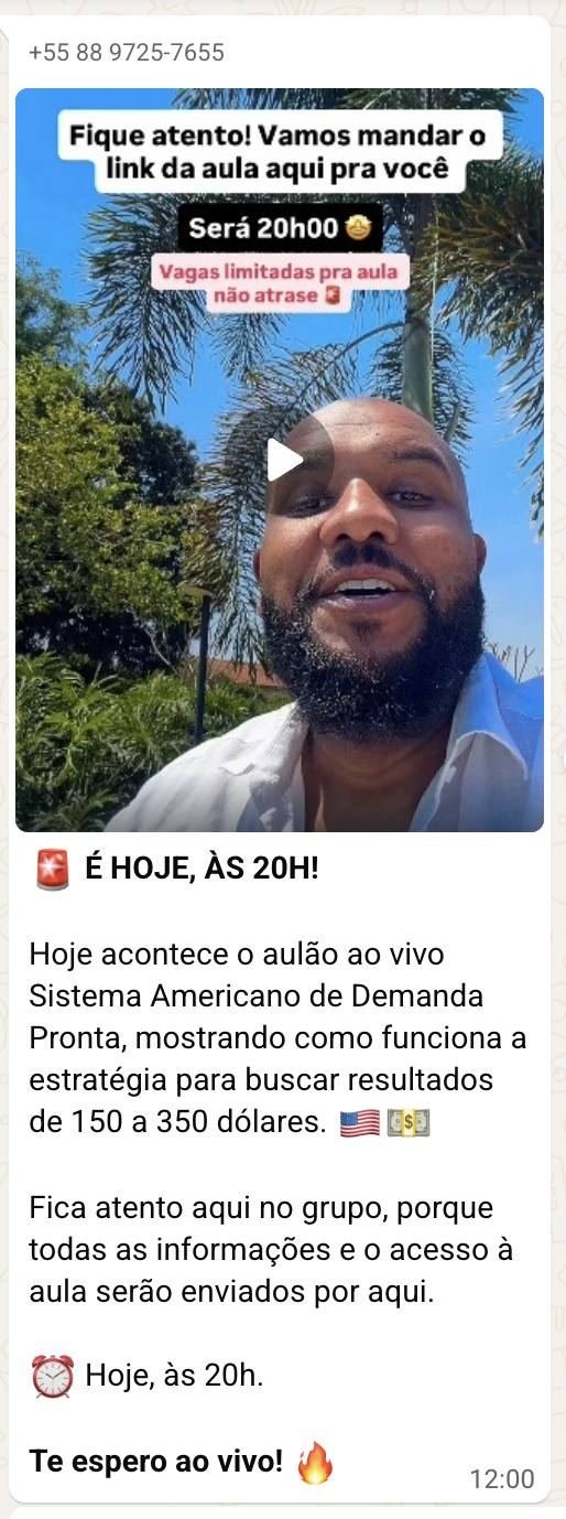 Grupo · 12h · vídeo
