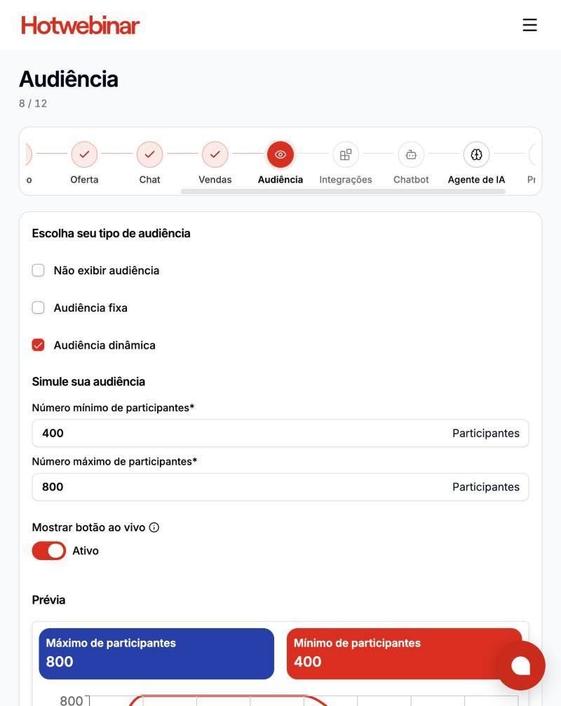 Audiência da aula do front