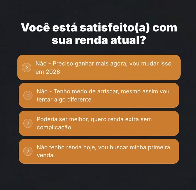 Pergunta sobre a renda