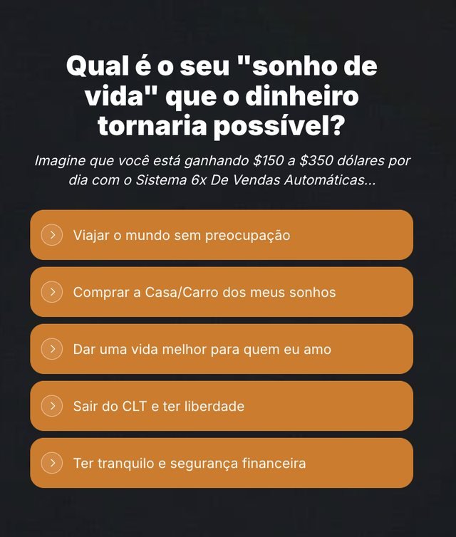 Pergunta do sonho